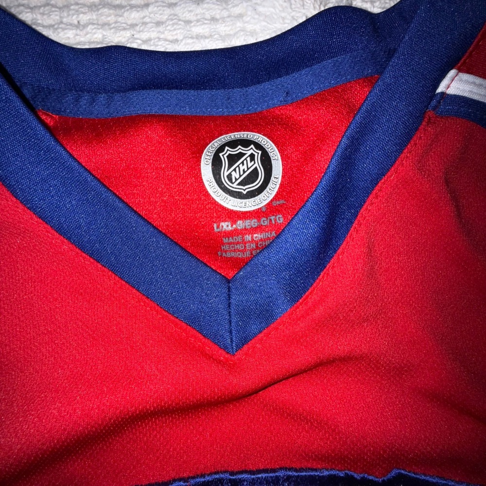 NHL Montreal Canadiens Kotkaniemi 15 Jersey Youth L/XL Red Hockey Fan Gear Habs - Picture 3 of 6